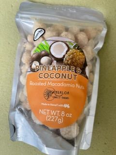 Customer photo review of Pineapple & Coconut Macadamia Nuts