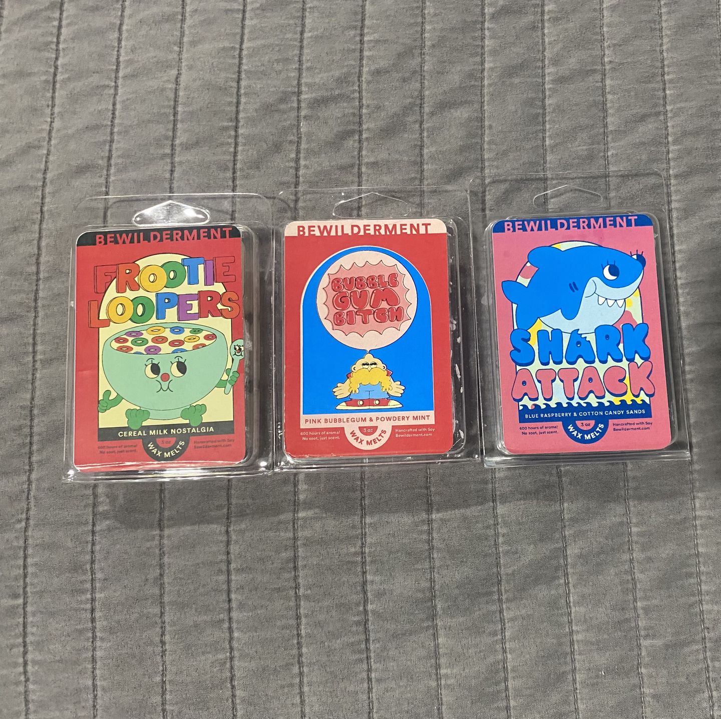 Customer photo review of Shark Attack Wax Melts