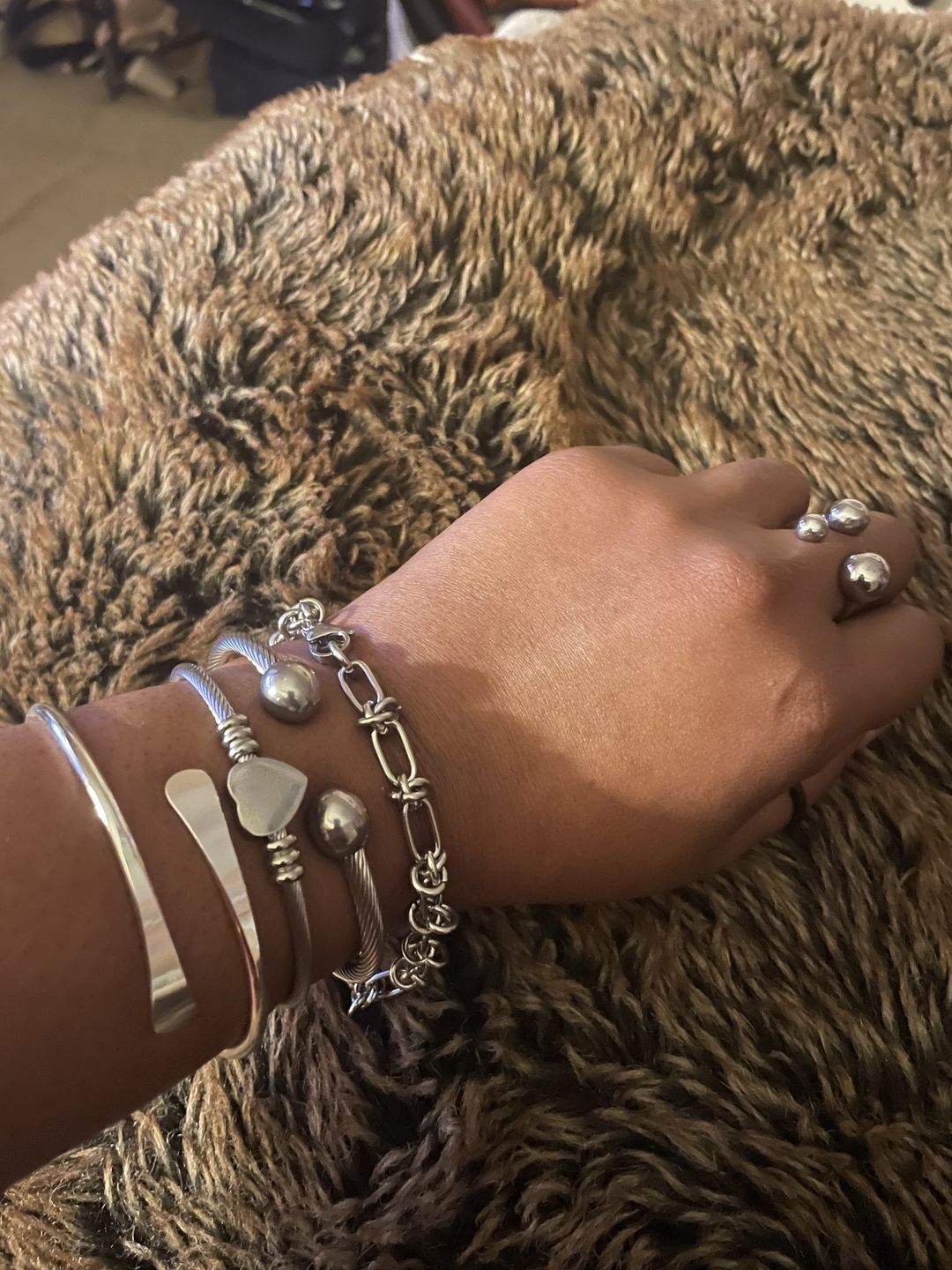 Customer photo review of Carissa Bracelet Stack