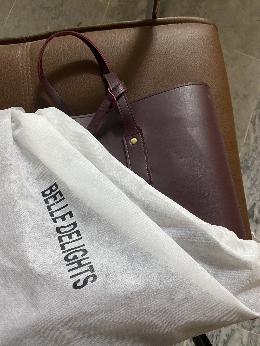 Customer photo review of Belle The Perfect Tote Bag