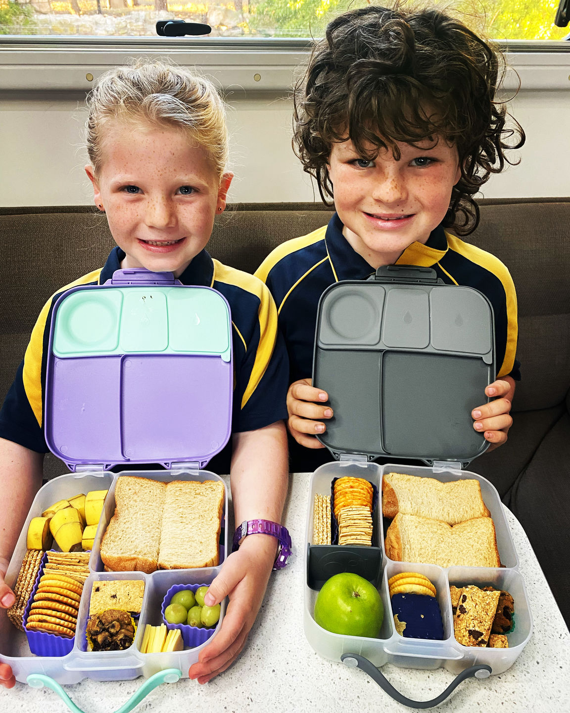 Customer photo review of b.box Lunchbox  – Graphite - NEW!