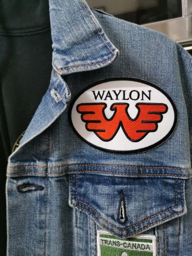 Customer photo review of Waylon Jennings Flying W Patch