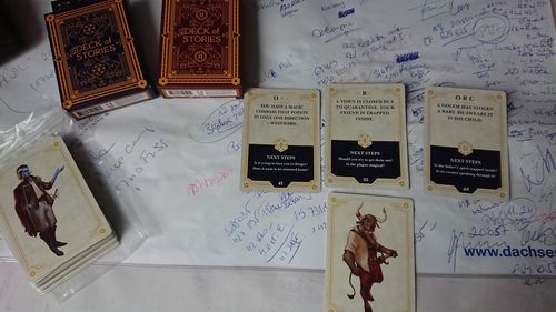 Customer photo review of Deck of Stories Volume 1