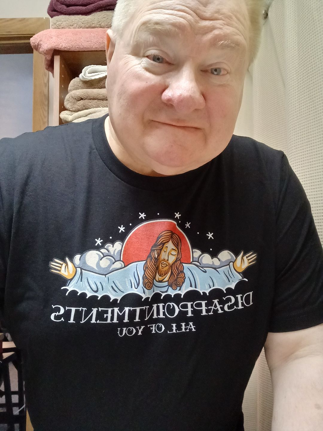 Customer photo review of Premium Disappointments All Of You Old School T-shirt