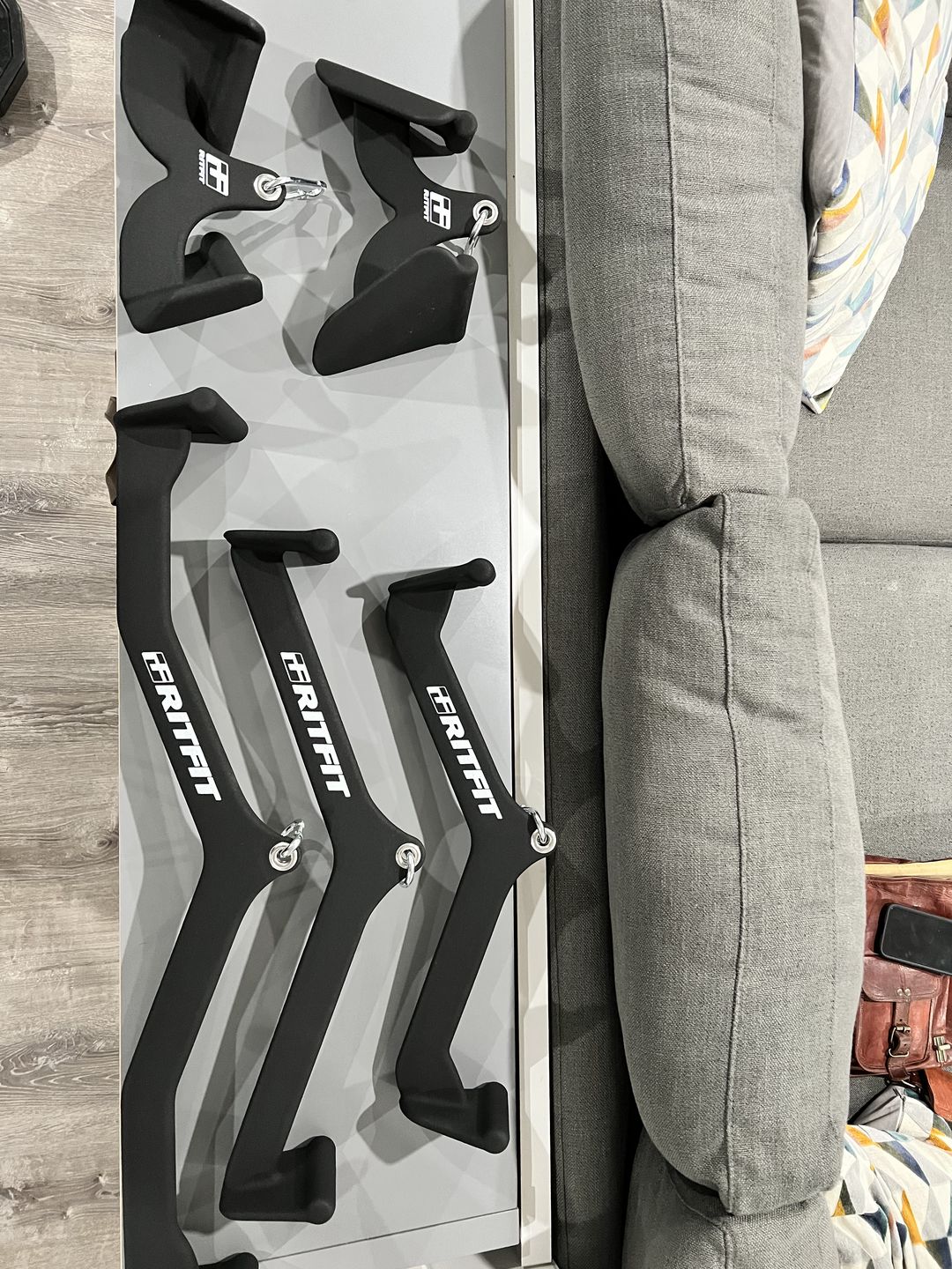 Customer photo review of RitFit 5pcs Lat Pulldown Bar Combo