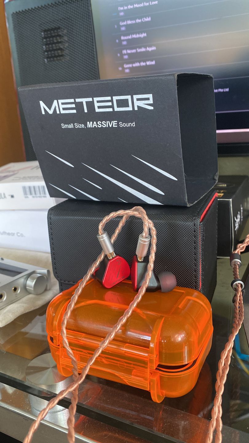 Customer photo review of Symphonium Audio x NightJar Meteor In-Ear Headphones