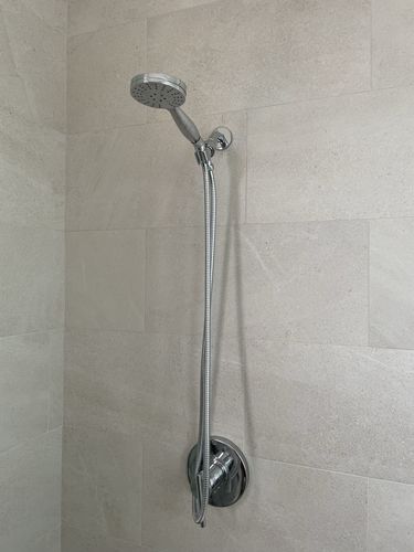 Customer photo review of 3-Spray Low Flow Handheld Shower Head Set
