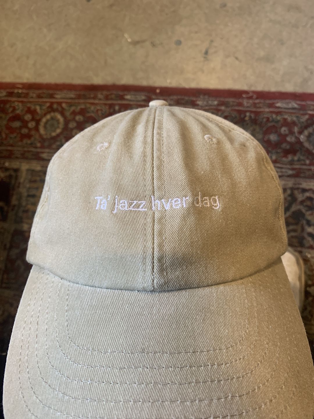Customer photo review of Customize Your Own Vintage Hat