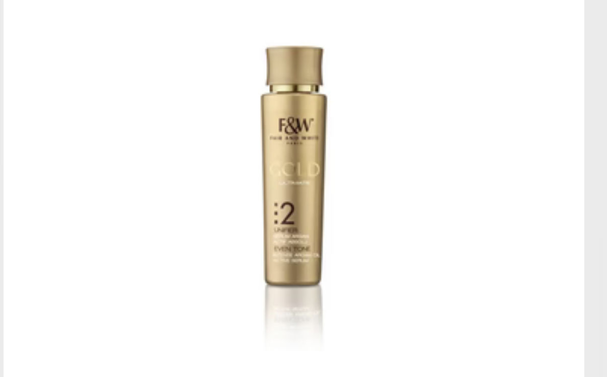 Customer photo review of Fair and White 2: Gold Intense Argan Oil Active Serum 30 ml / 1fl.oz