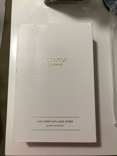 Customer photo review of Our Complete Love Story Journal