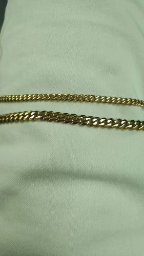 Customer photo review of Mens Cuban Link Chain