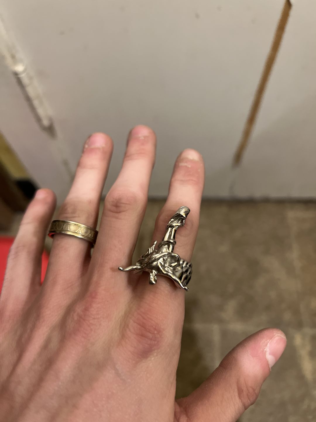 Customer photo review of FALLEN ANGEL RING