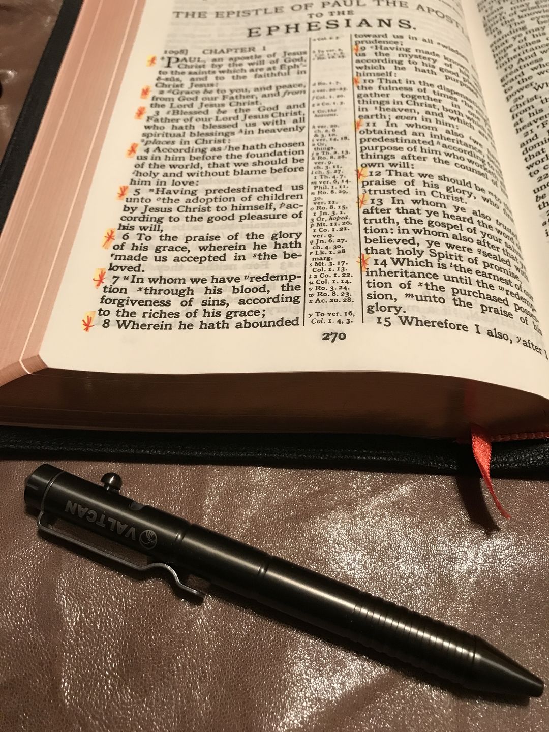 Customer photo review of Valtcan Titanium EDC Pen Gear for EDC Space Black
