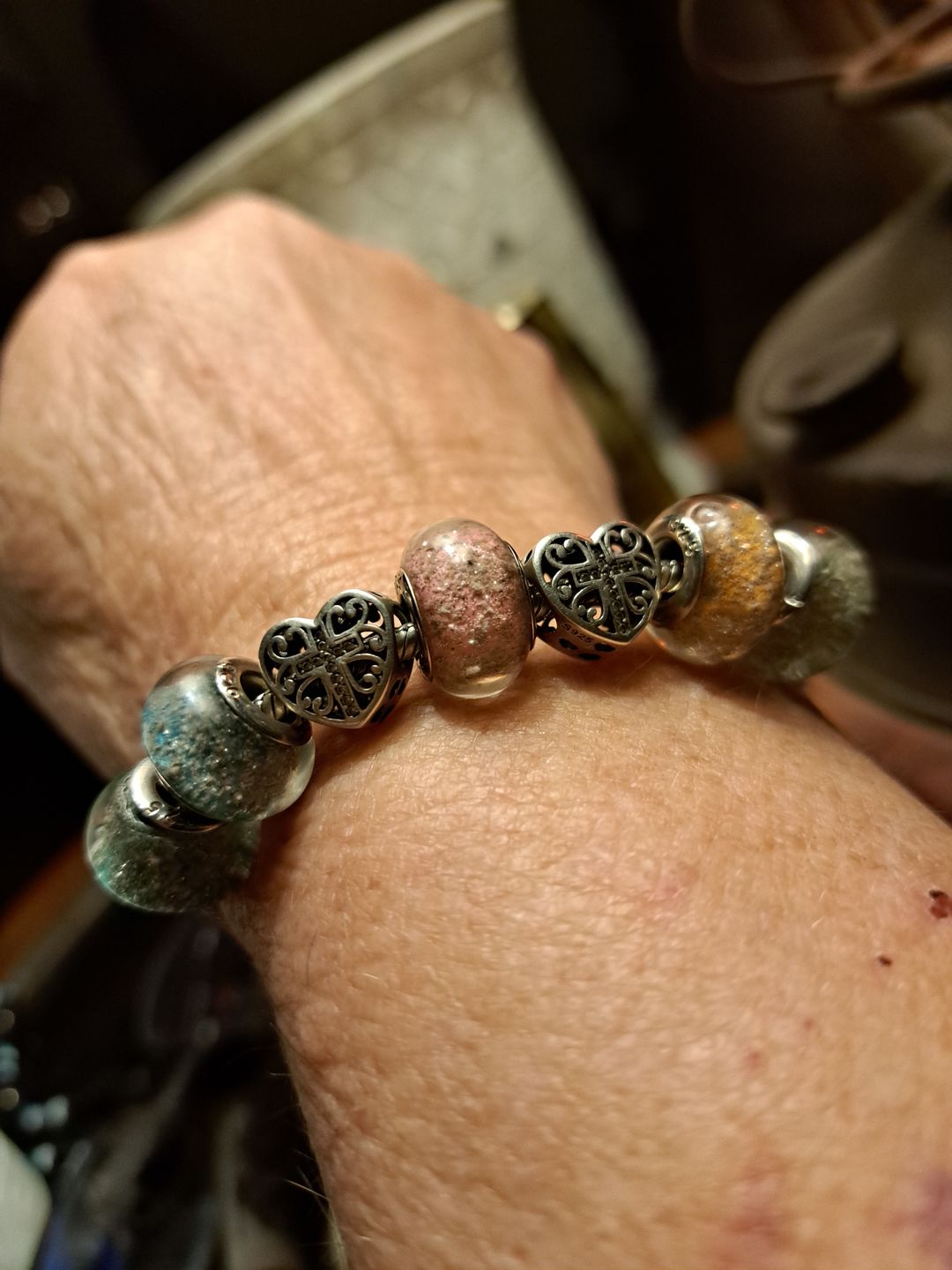 Customer photo review of Metallic Bead Multi-Pack with Cremains