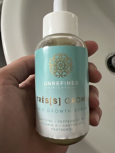 Customer photo review of TRÈS[S] GROWN - Hair Growth Serum