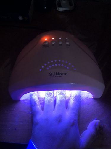 Customer photo review of Lámpara SUN ONE 48 W Rosa sin Tapa