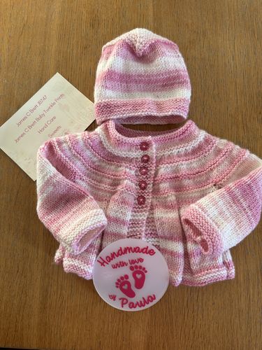 Customer photo review of Baby Mystery Knitting Box
