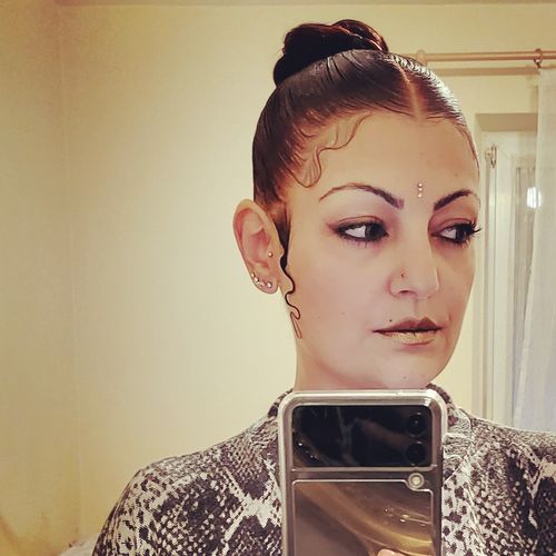 Customer photo review of Blue Brown