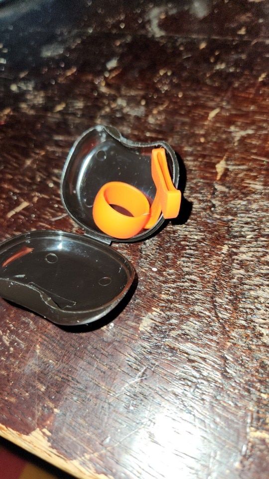 Customer photo review of Guitar pick holder (Finger pick holder)