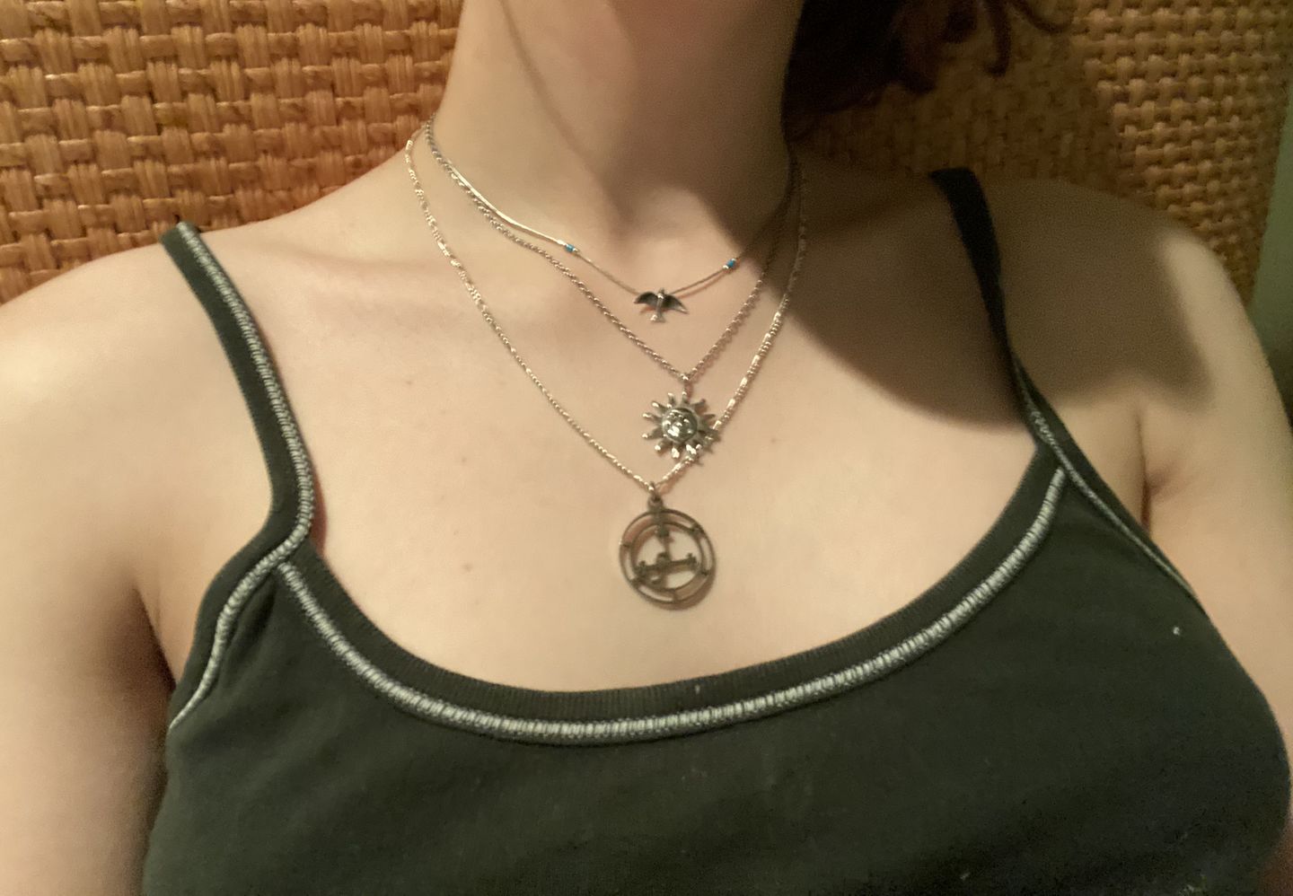 Customer photo review of AZTEC SUN PENDANT