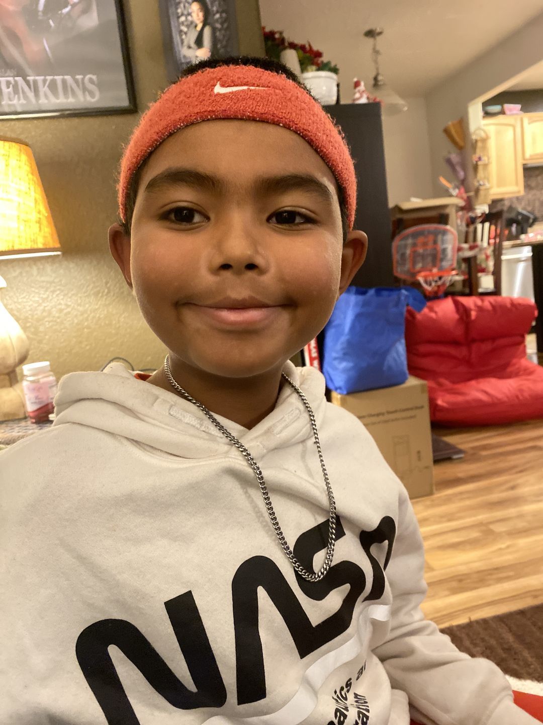 Customer photo review of To My Baseball Son - Life Is Filled With Hard And Good Times - Cuban Link Chain