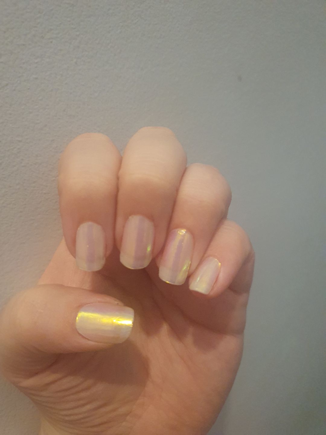Customer photo review of Gel Nail Sticker Starter Kit (FREE UV Lamp With 2 Or More Gel Nail Stickers)