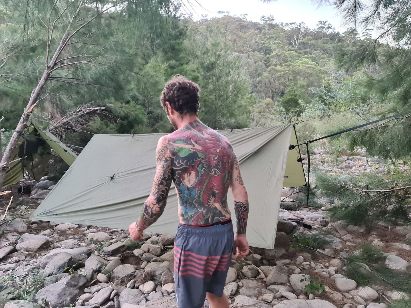 Customer photo review of Ultralight Hammock Set