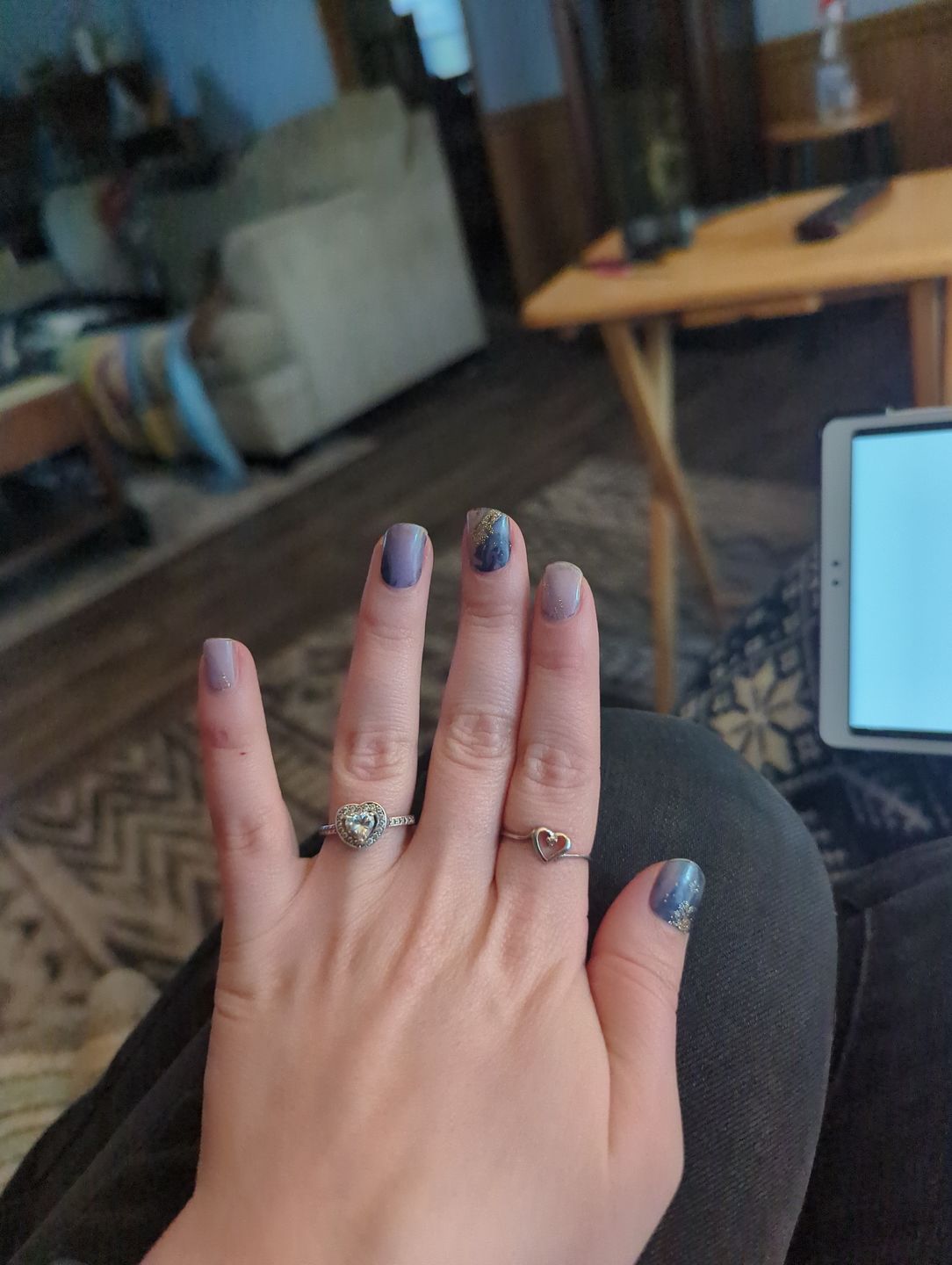 Customer photo review of Gel Nail Sticker Starter Kit (FREE UV Lamp With 2 Or More Gel Nail Stickers)