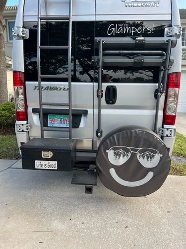 Customer photo review of Sunglasses in the Mountains Smiley Face