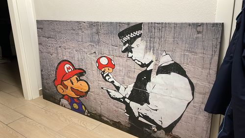 Customer photo review of Super Mario, Banksy - Set 1 Pezzo
