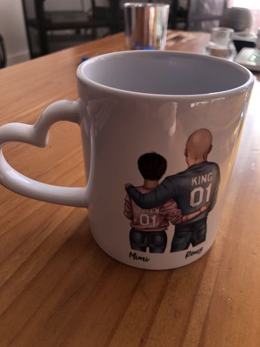 Customer photo review of Couple (homme et femme) - Mug personnalisée