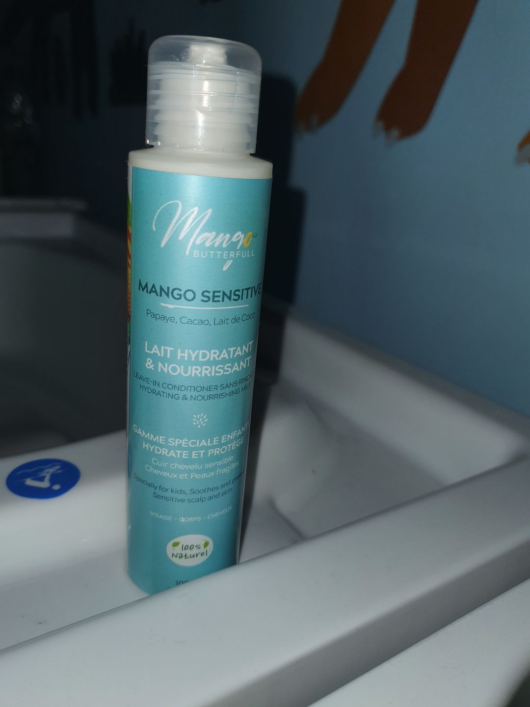 Customer photo review of Lait hydratant et nourrissant - SENSITIVE