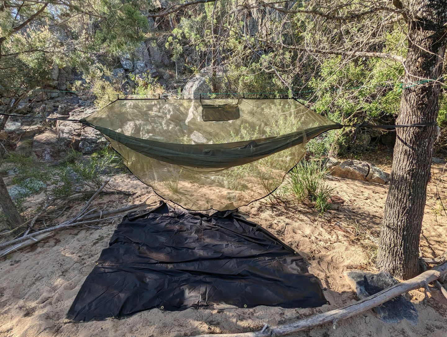 Customer photo review of Ultralight Hammock