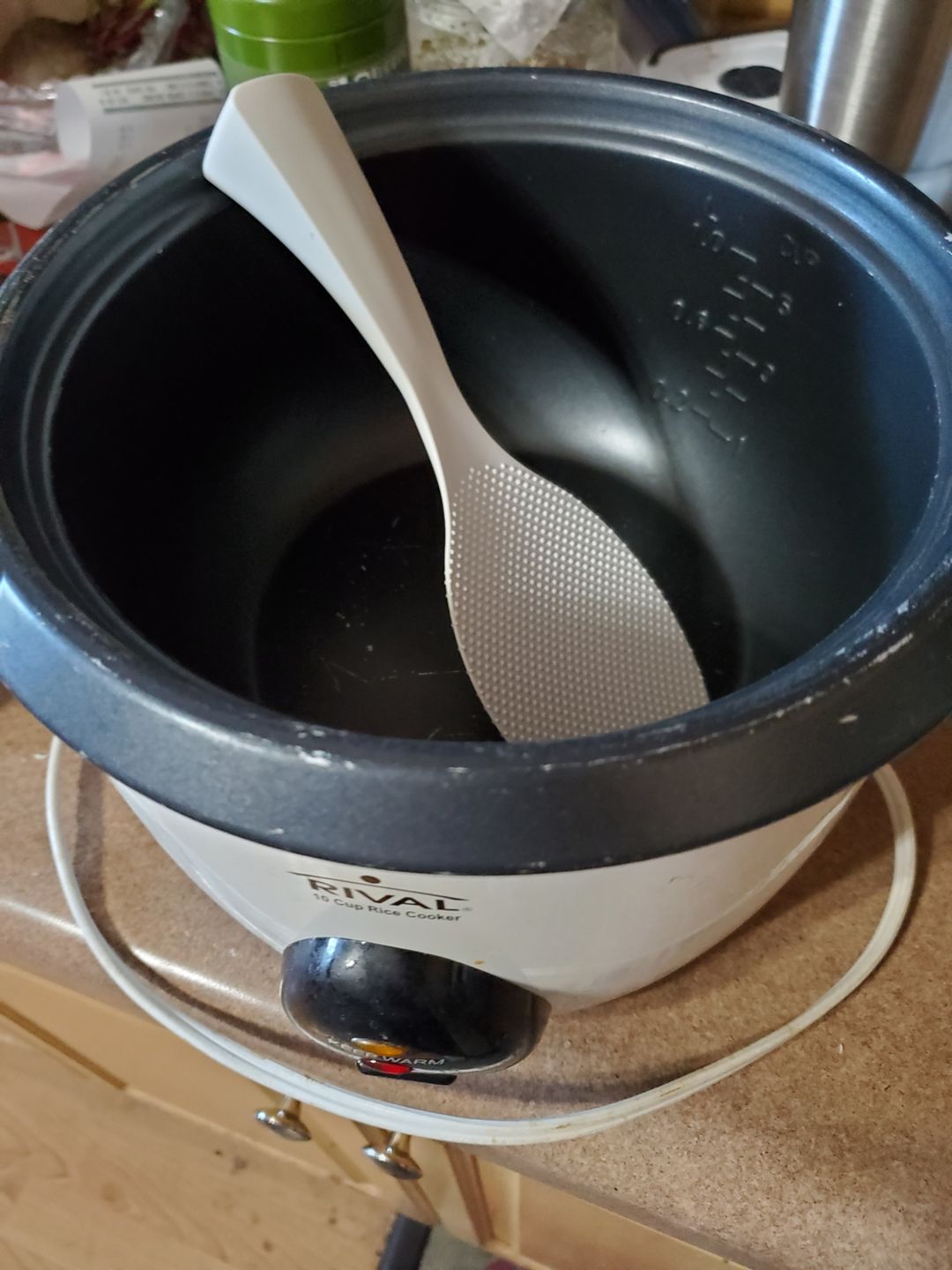 Customer photo review of Non-Stick Standing Rice Paddle