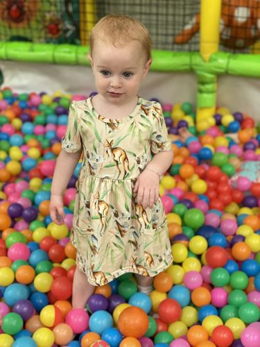 Customer photo review of Australian Wildlife Short Sleeve Pocket Dress
