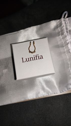 Customer photo review of Faux piercing Mariam