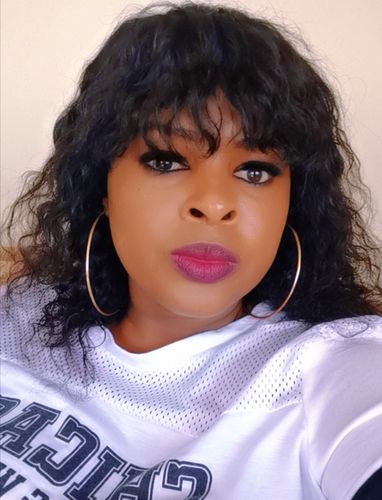 Customer photo review of Brandy Water Wave Fringe 10"