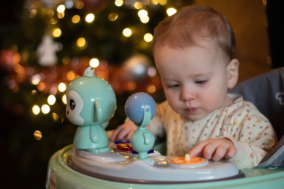 Customer photo review of Twinky Loopstoel Baby - Mint Groen