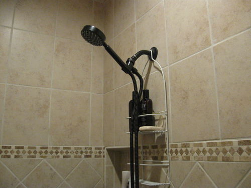 Customer photo review of 1-Spray Handheld Shower Head Set