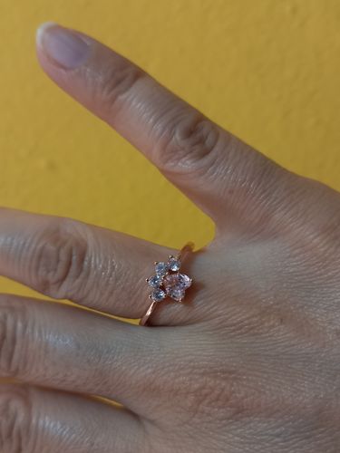 Customer photo review of Anillo Ajustable de Patita