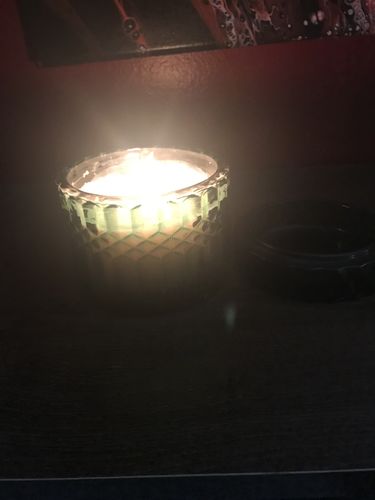 Customer photo review of Secret Forest Candle