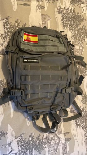 Customer photo review of Mochila Táctica V1 45L (22 colores)