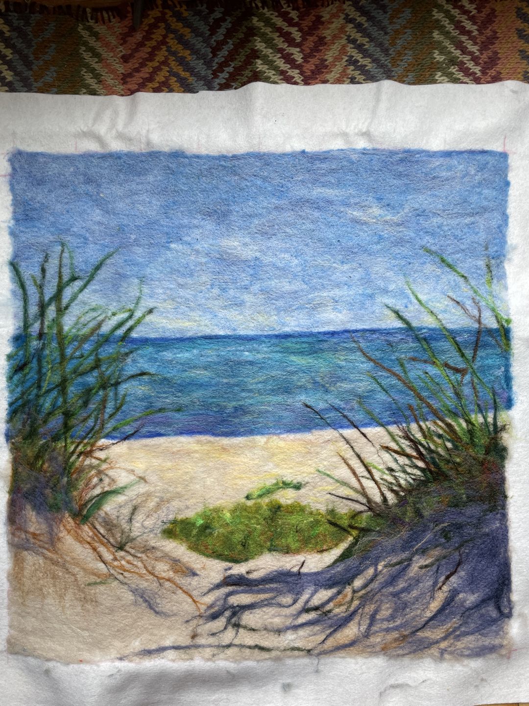 Customer photo review of 100% Wool Craft Felt By Yard