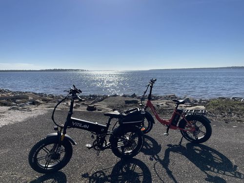 Customer photo review of U7 Step-thru Foldable Fat Tire Electric Bike