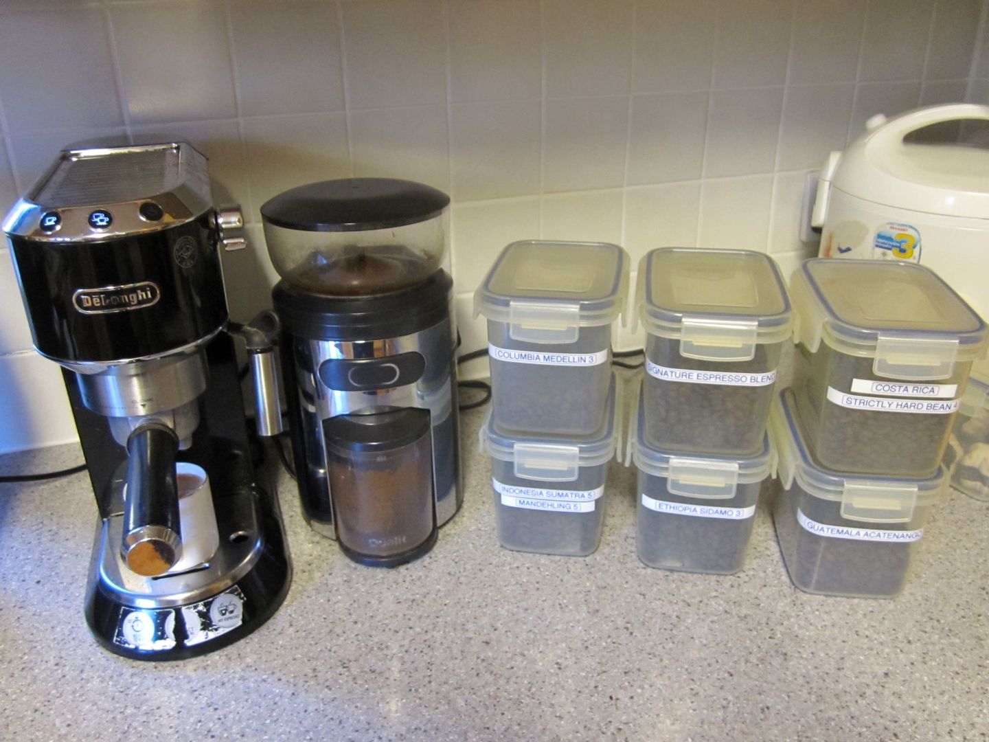 Customer photo review of Bundle of all our Swiss Water Decaf Coffees - 6 x 227g Coffees or 6 x 500g Coffees