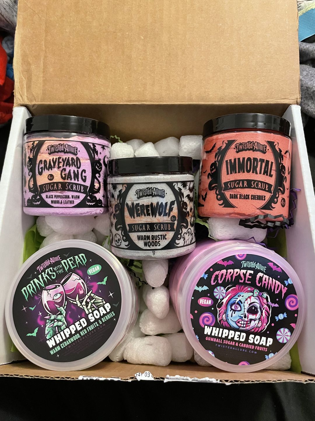 Customer photo review of Corpse Candy Whipped Soap (Gumball sugar & Candy fruits)
