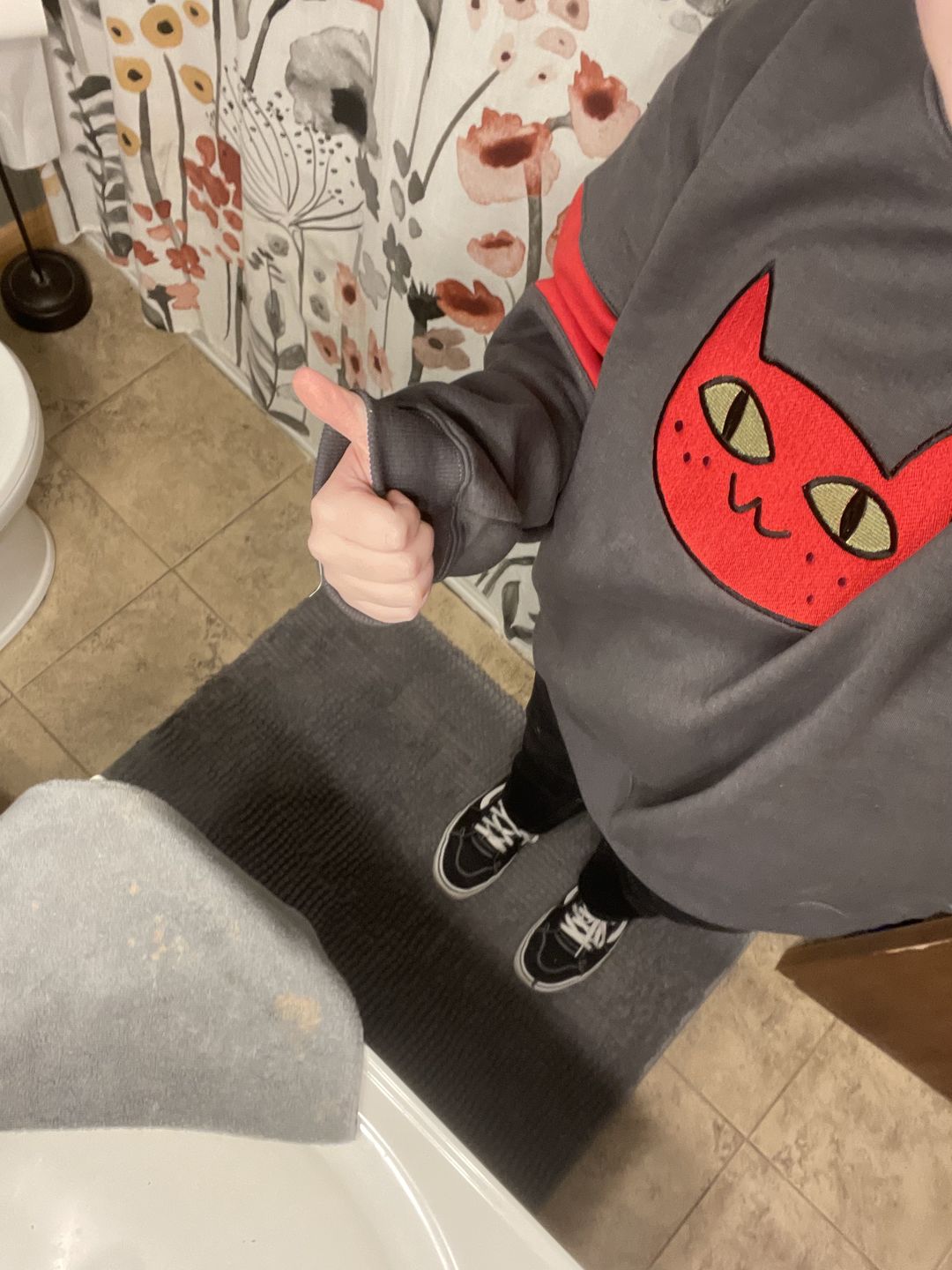 Customer photo review of Cat Sweater