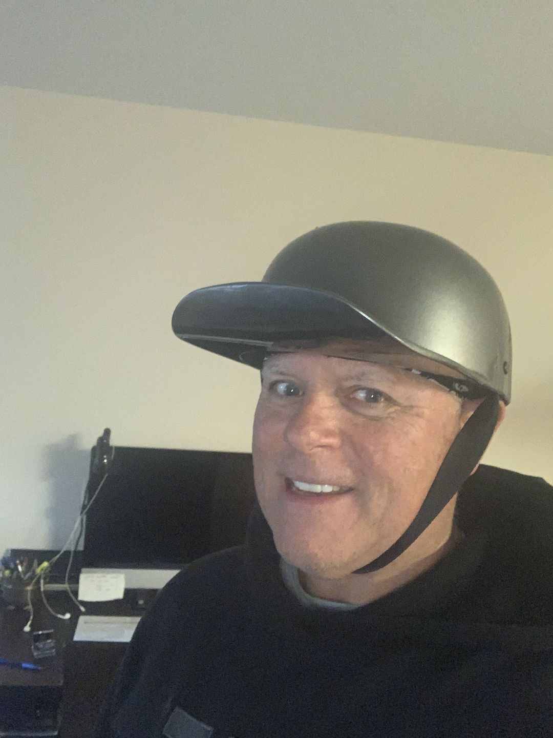 Customer photo review of Premium Baseball Cap Motorcycle Helmet