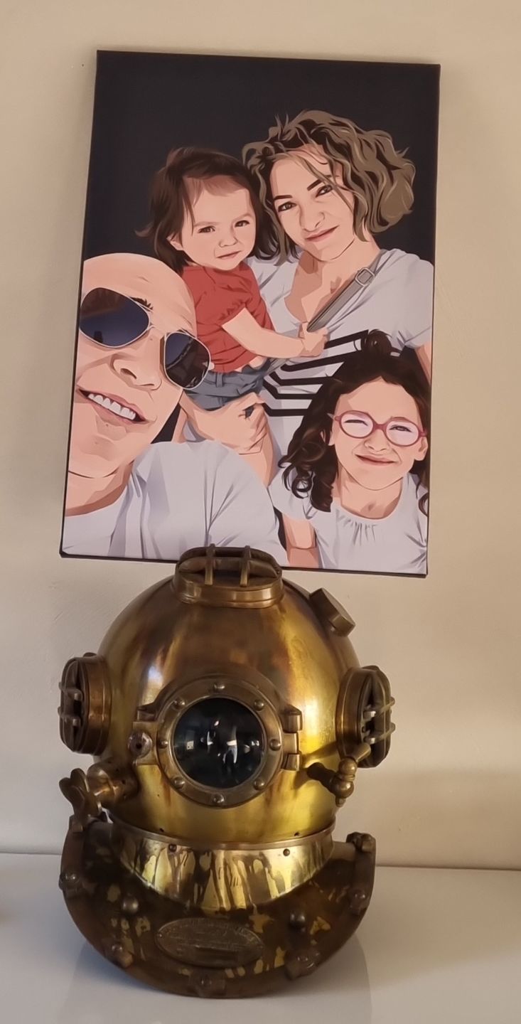 Customer photo review of Portrait Pop-Art ( sur toile )