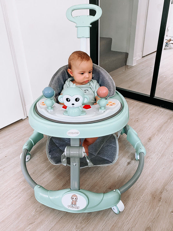 Customer photo review of Twinky Loopstoel Baby - Mint Groen